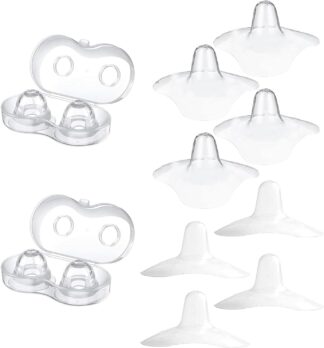 Protetor de Mamilo JIELUO H-62 de Silicone para Amamentação