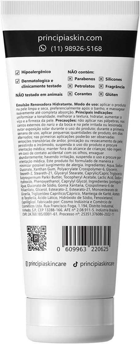 Emulsão Corporal Principia 10% Ácido Lático Hidratante 200ml 3 Emulsão Corporal Principia 10% Ácido Lático Hidratante 200ml - Imagem 3