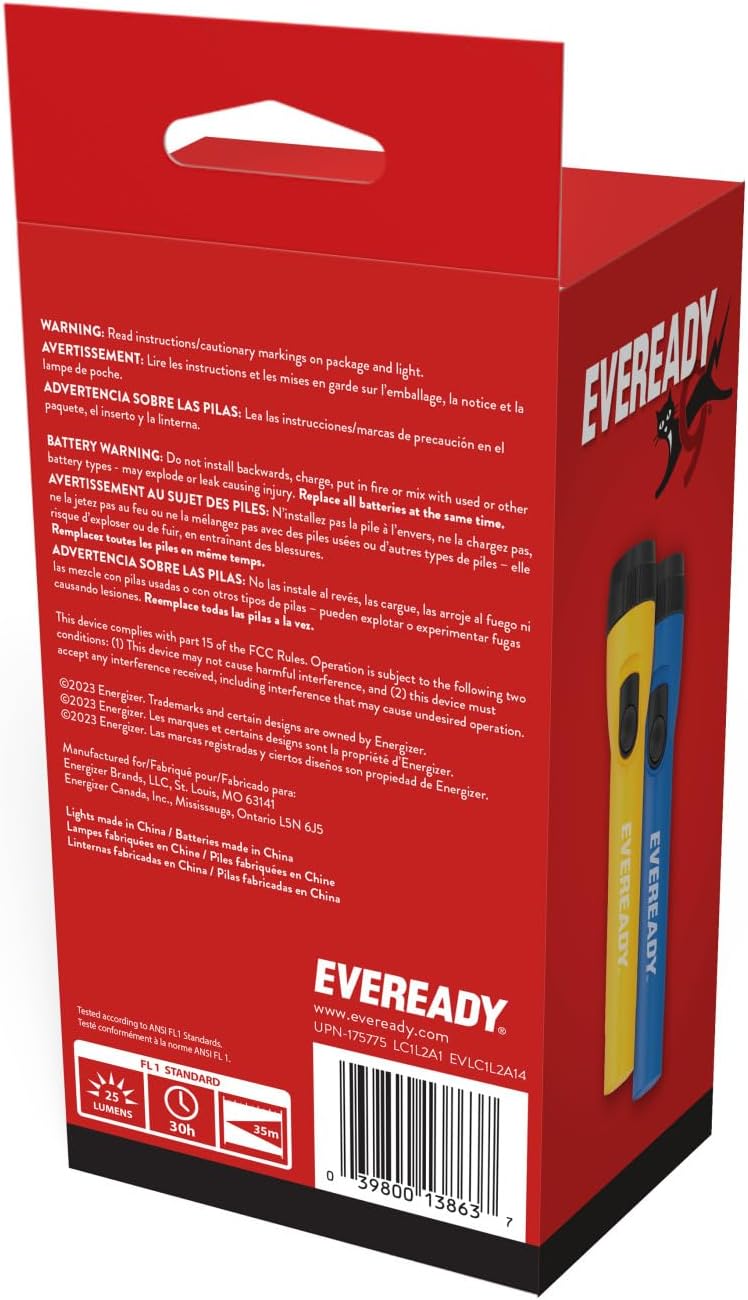 Lanterna LED Eveready Portátil de Longa Duração para Emergências 9 Lanterna LED Eveready Portátil de Longa Duração para Emergências - Imagem 9