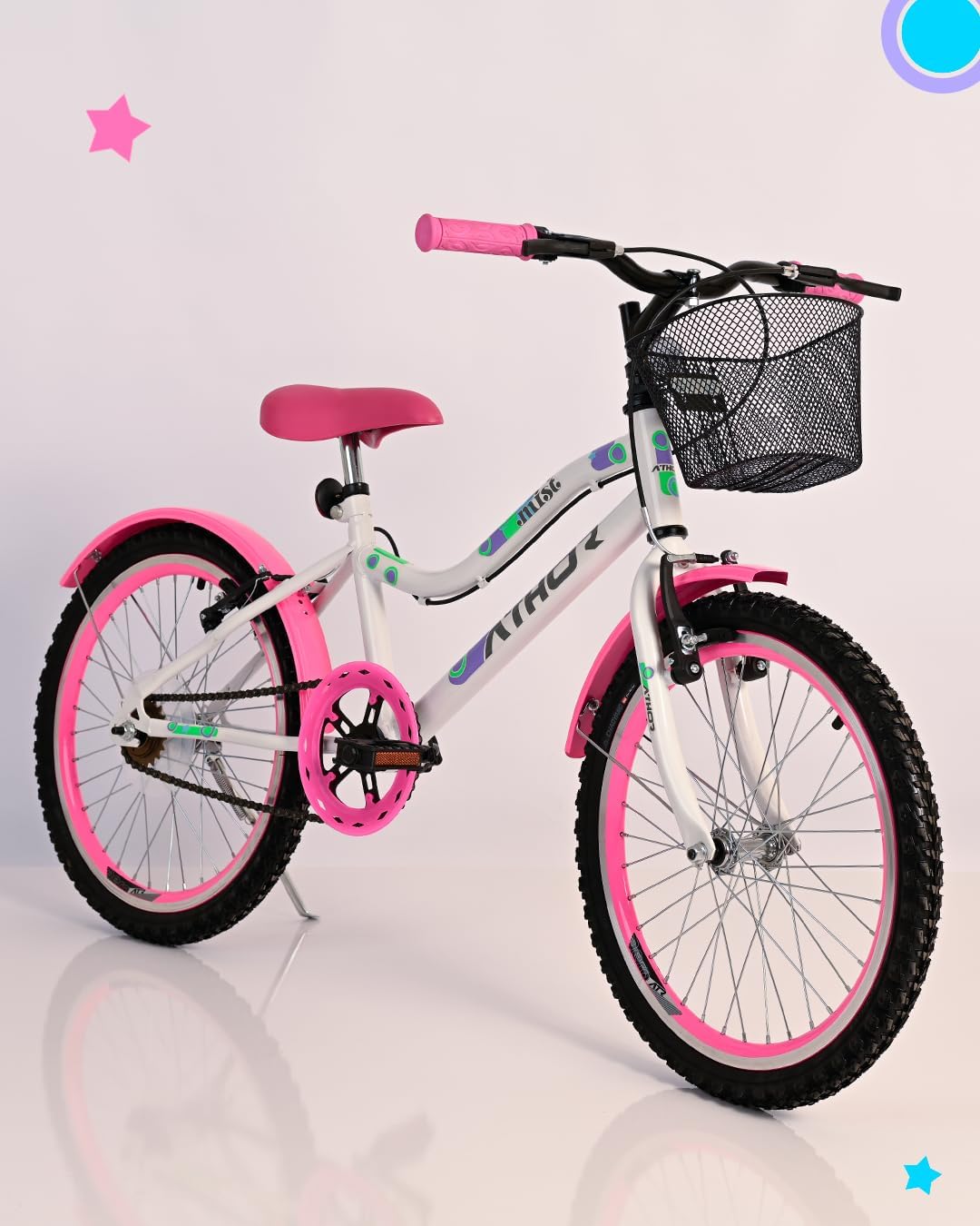 Bicicleta Athor Mist Aro 20 Feminina Infantil Confortável 2 Bicicleta Athor Mist Aro 20 Feminina Infantil Confortável - Imagem 2