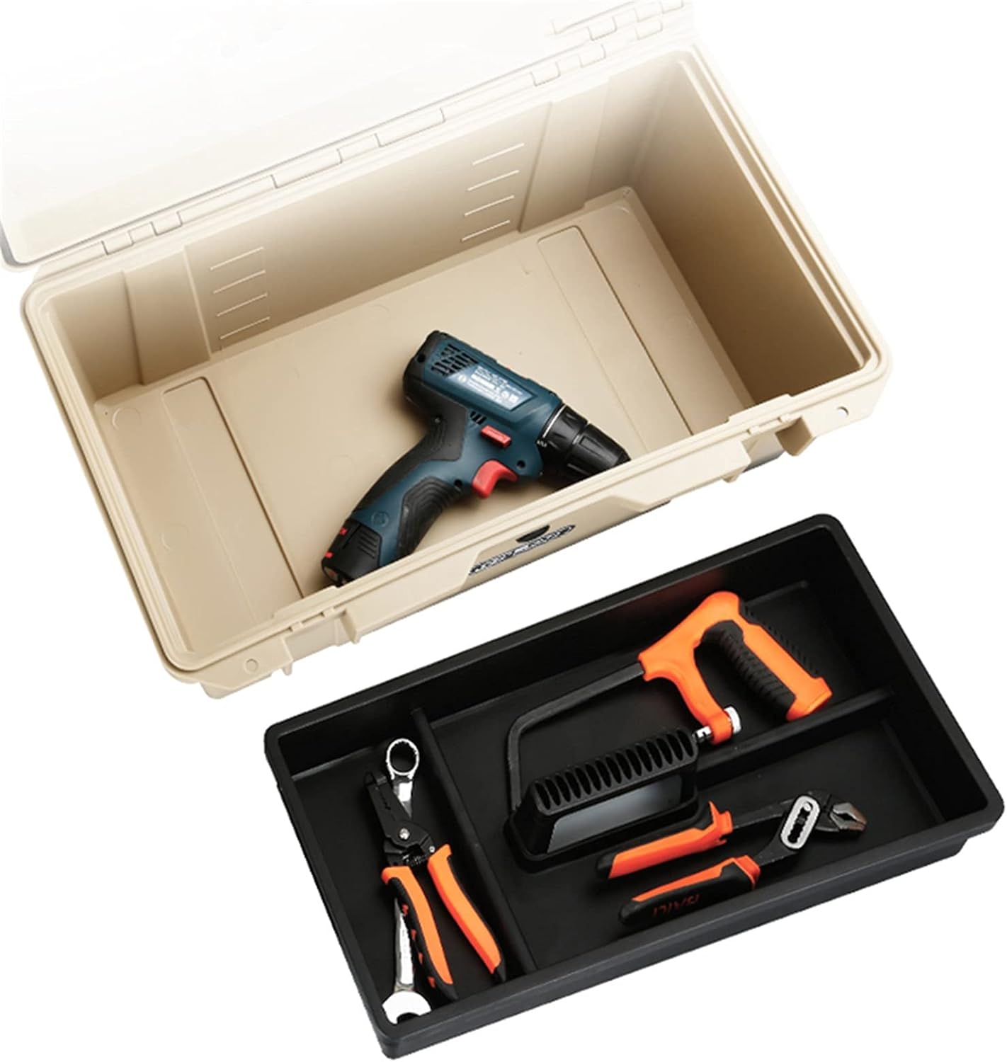 Caixa de Ferramentas KIZQYN Portátil Impermeável Organizadora 3 Caixa de Ferramentas KIZQYN Portátil Impermeável Organizadora - Imagem 3
