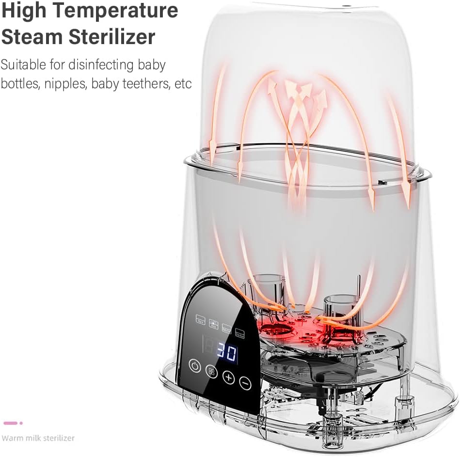 Aquecedor de Mamadeira Bozony Multifuncional com Esterilizador 9 Aquecedor de Mamadeira Bozony Multifuncional com Esterilizador - Imagem 9