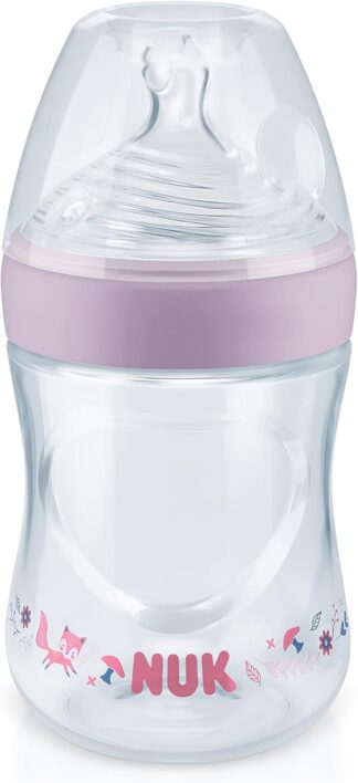 Mamadeira NUK Essence Smart Flow 150ml Rosa Anticólica