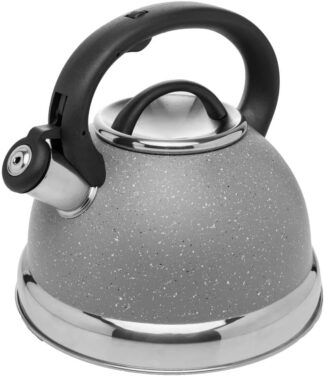 Chaleira Wolff Granilite 3L Cinza Alumínio Indução com Apito