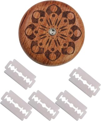 Cortador de Pão Maommadio Modelo Coxo com 5 Lâminas de Madeira