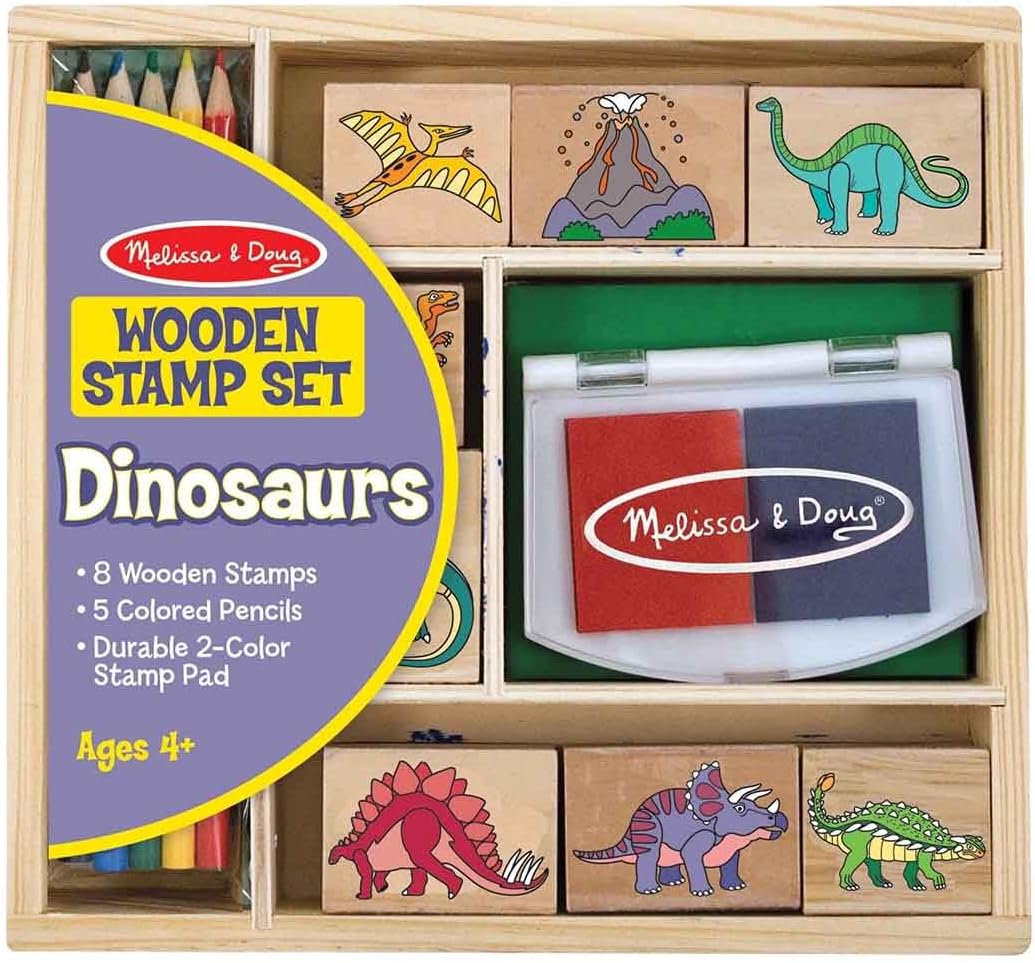 Set de Colorir Melissa & Doug Dinossauros com Carimbos Sunny 2 Set de Colorir Melissa & Doug Dinossauros com Carimbos Sunny - Imagem 2