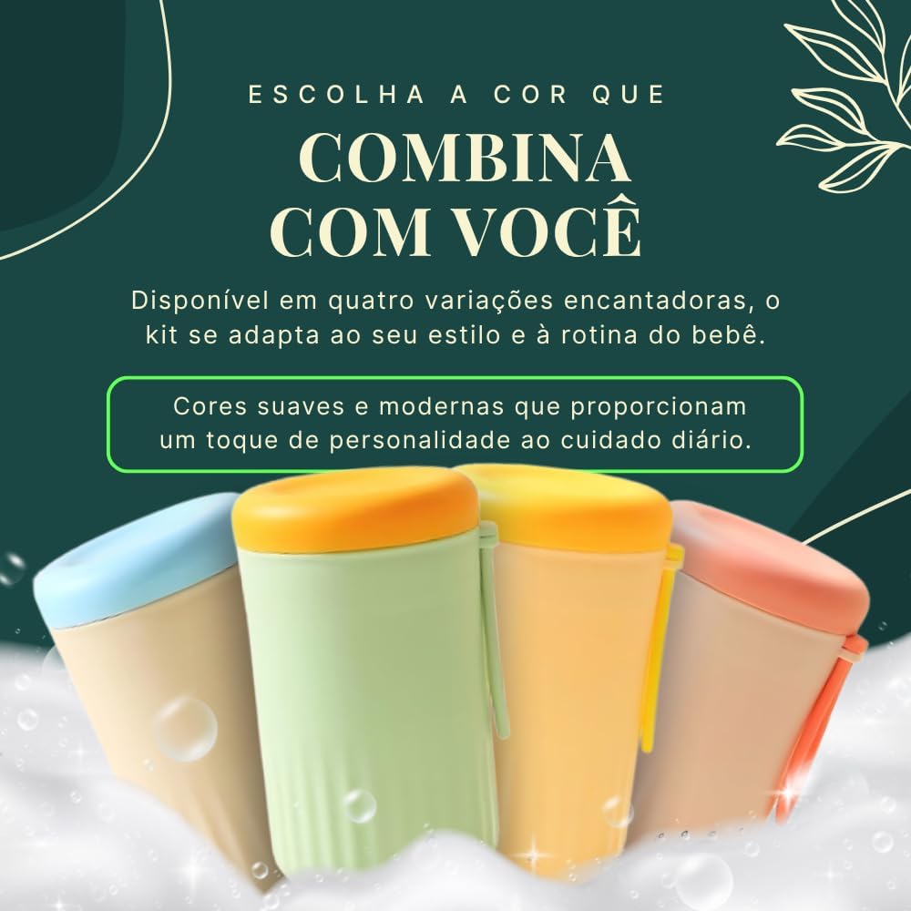 Kit de Higiene para Mamadeiras 6 Peças com Escovas e Estojo Rosa 5 Kit de Higiene para Mamadeiras 6 Peças com Escovas e Estojo Rosa - Imagem 5