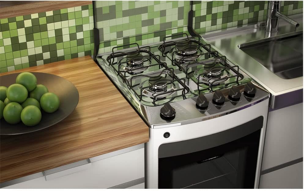 Fogão 4 Bocas Consul CFO4NAB Branco com Acendimento Automático 5 Fogão 4 Bocas Consul CFO4NAB Branco com Acendimento Automático - Imagem 5