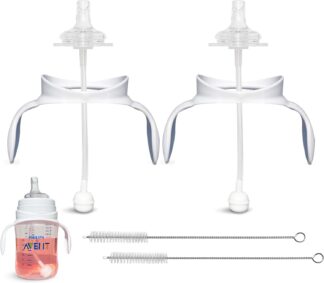 Kit Conversão BelBeyo Philips Avent Copo Canudo para Mamadeira