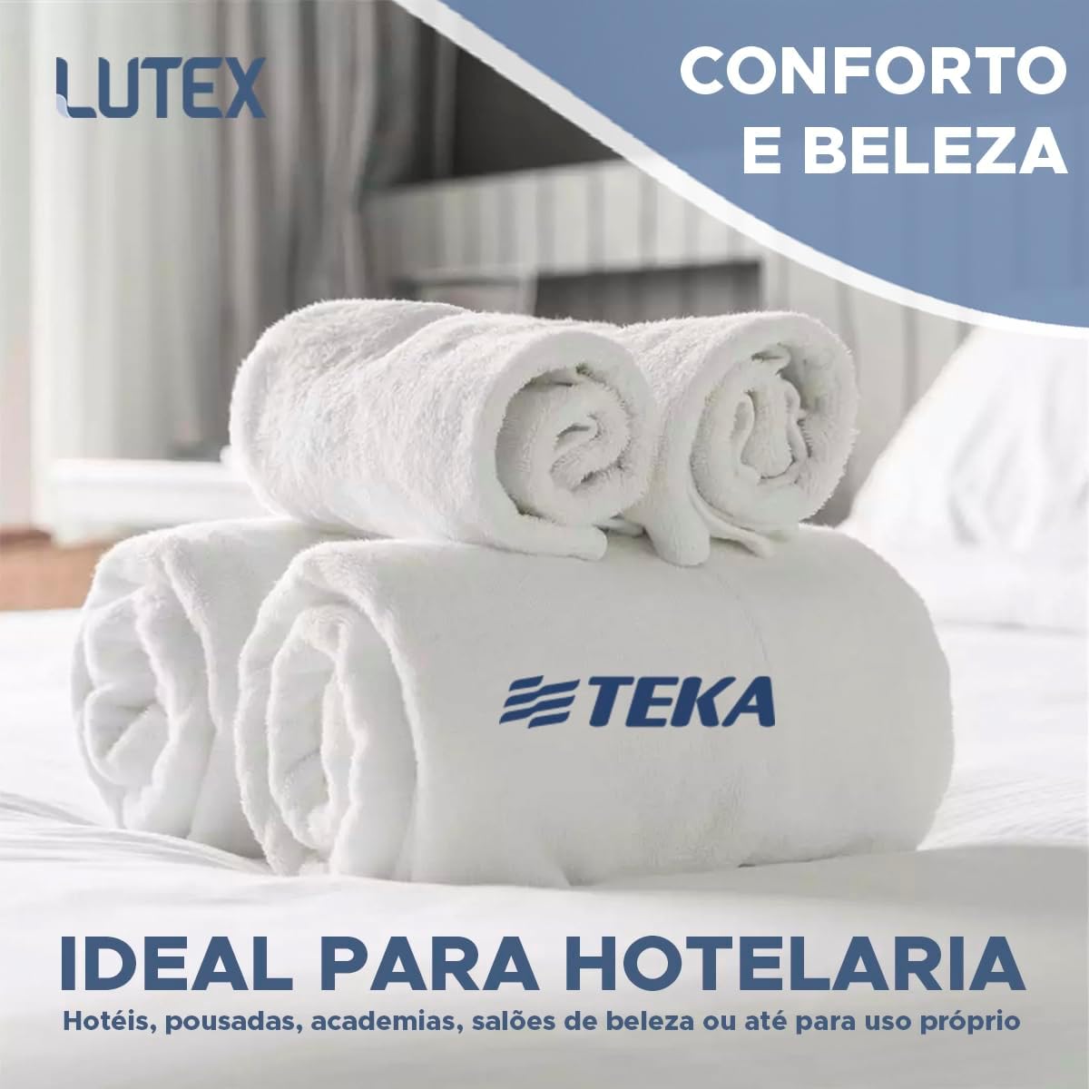 Toalha de Banho Gigante Teka Profiline Toronto Hotelaria 500g 3 Toalha de Banho Gigante Teka Profiline Toronto Hotelaria 500g - Imagem 3