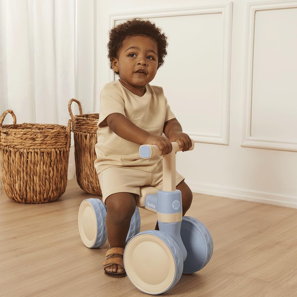 Bicicleta de Equilíbrio Buba com Som Azul para Coordenação 7 Bicicleta de Equilíbrio Buba com Som Azul para Coordenação - Imagem 7