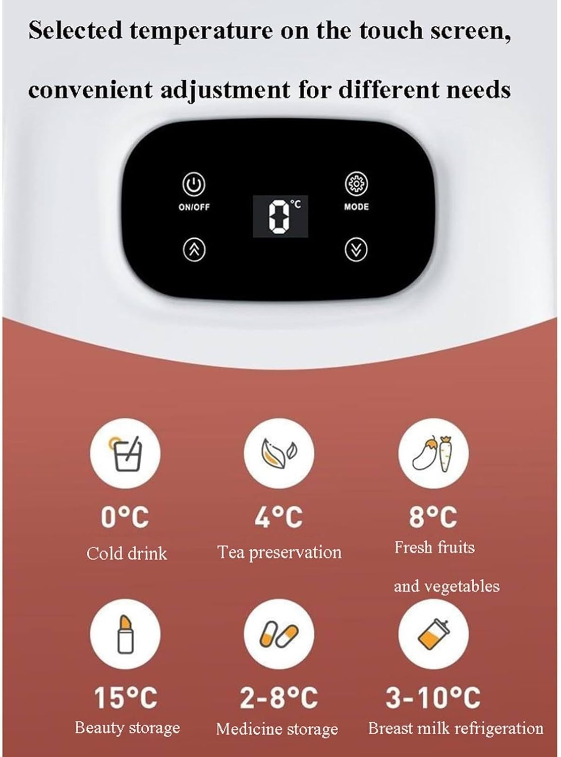 Mini Geladeira Portátil GAOQLX-RSDK 20L para Carro e Casa 3 Mini Geladeira Portátil GAOQLX-RSDK 20L para Carro e Casa - Imagem 3