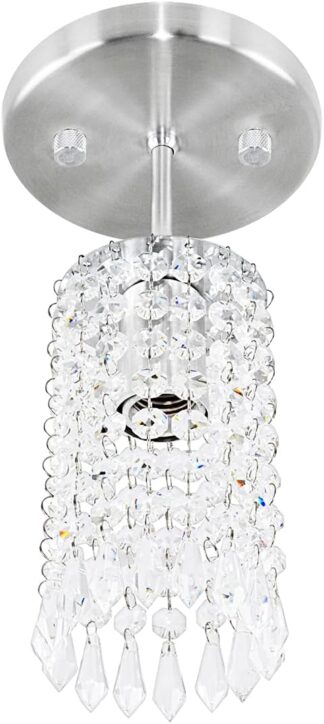 Plafon Marryluz Redondo Cristal Acrílico para Iluminação