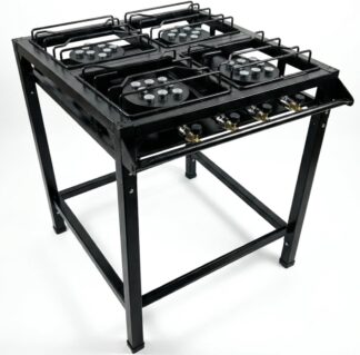 Fogão Industrial 4 Bocas Alta Pressão com Mangueira e Registro