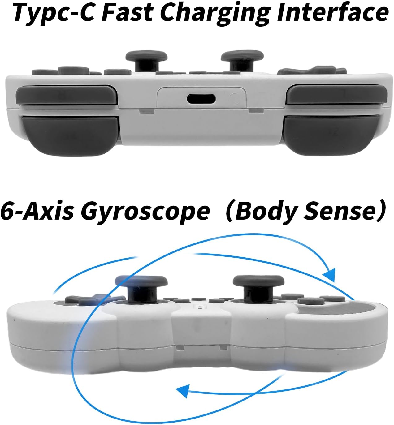 Controle Mini Pro Wireless Coiorvis para Switch PC e Android 4 Controle Mini Pro Wireless Coiorvis para Switch PC e Android - Imagem 4