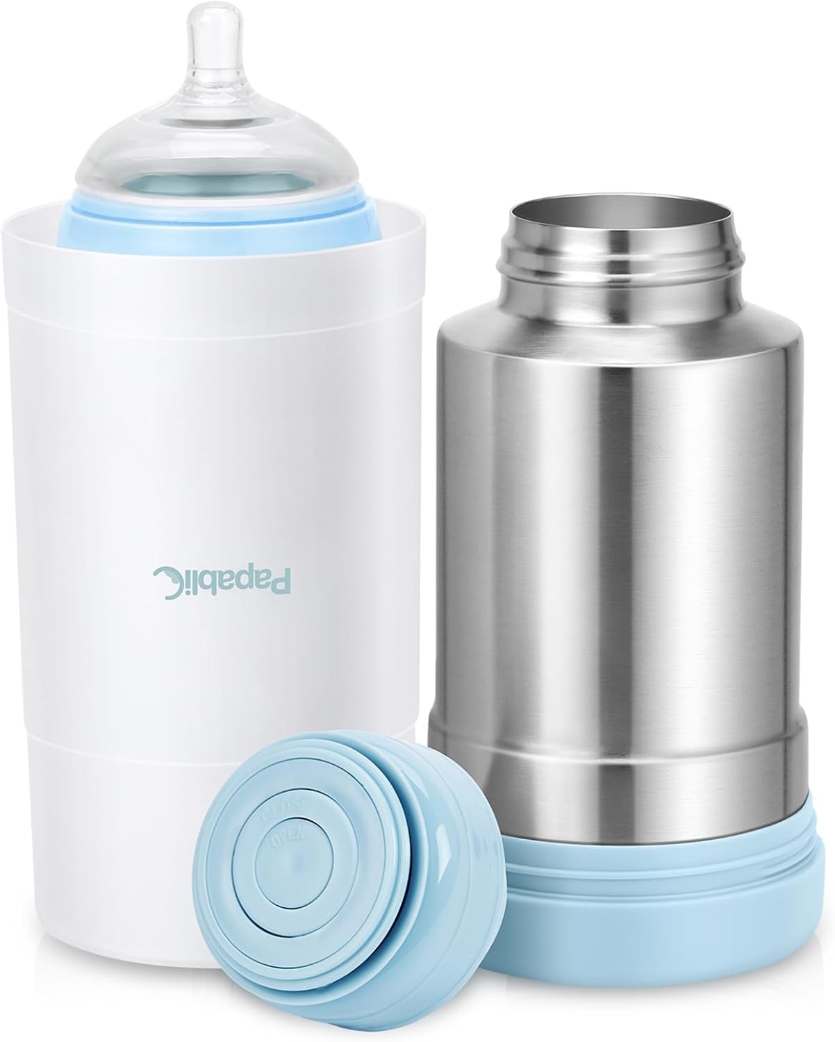 Aquecedor de Mamadeira Portátil Papablic Plus para Viagem 1 Aquecedor de Mamadeira Portátil Papablic Plus para Viagem