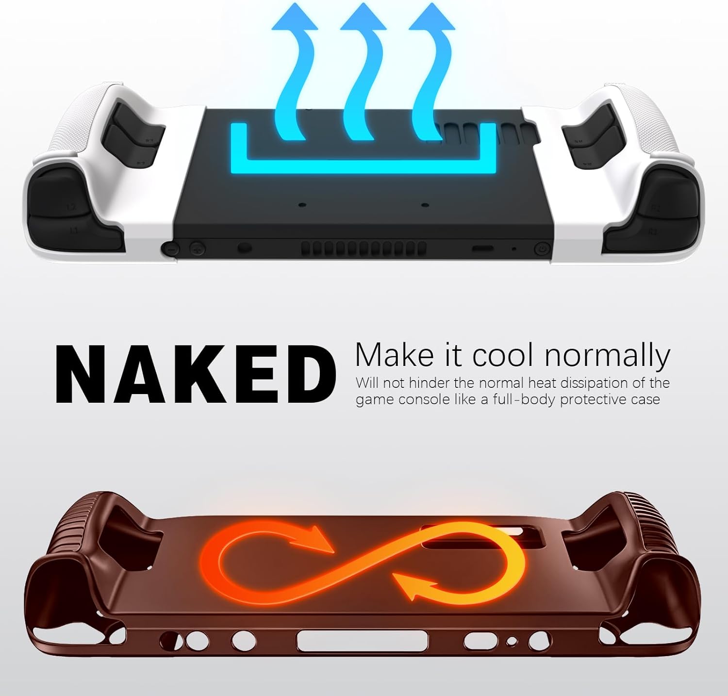 Capa Protetora AJKTHGE para Steam Deck Silicone Antiderrapante 3 Capa Protetora AJKTHGE para Steam Deck Silicone Antiderrapante - Imagem 3