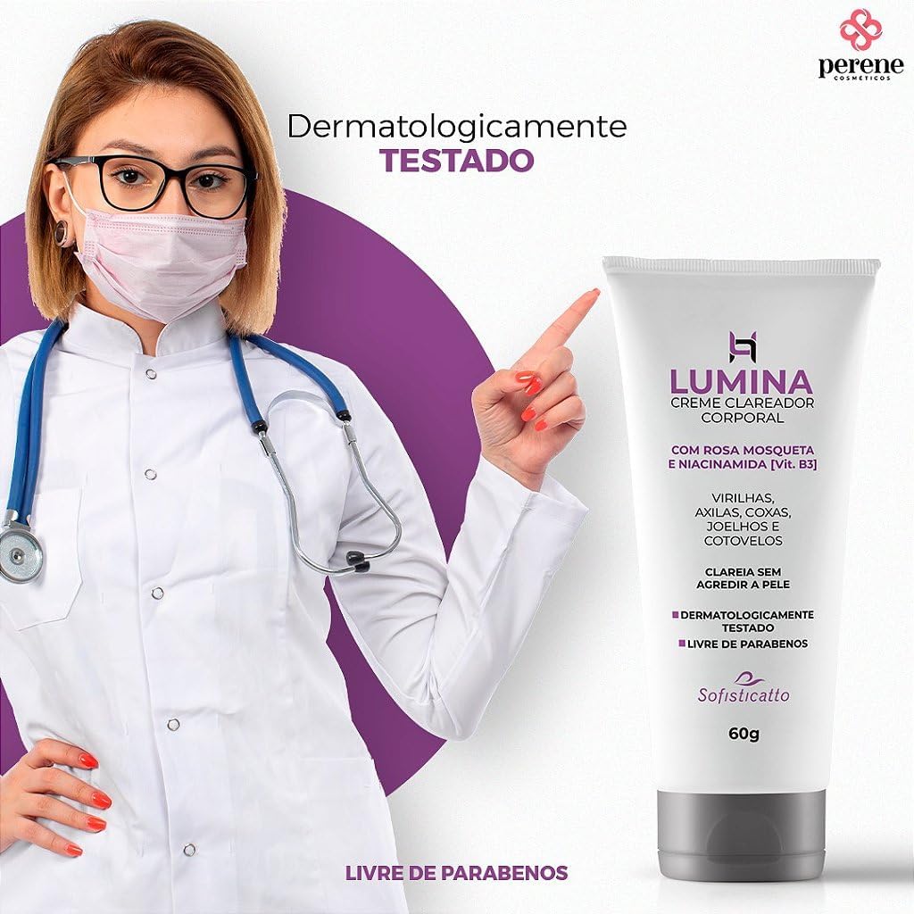 Creme Clareador Lumina Sofisticatto para Virilhas e Axilas 5 Creme Clareador Lumina Sofisticatto para Virilhas e Axilas - Imagem 5