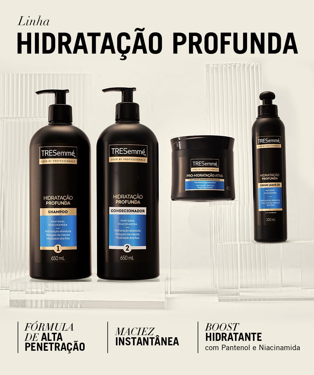 Condicionador TRESemmé Hidratação Profunda 650ml para Cabelos 6 Condicionador TRESemmé Hidratação Profunda 650ml para Cabelos - Imagem 6