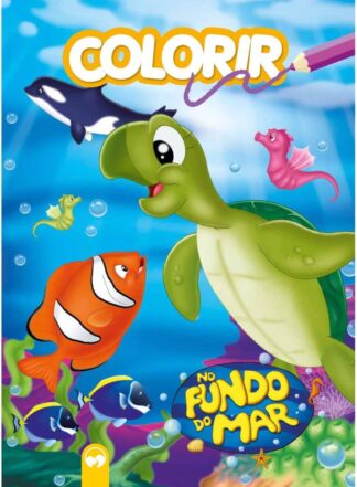 Livro No Fundo do Mar Vale das Letras Explosão de Cores Infantil