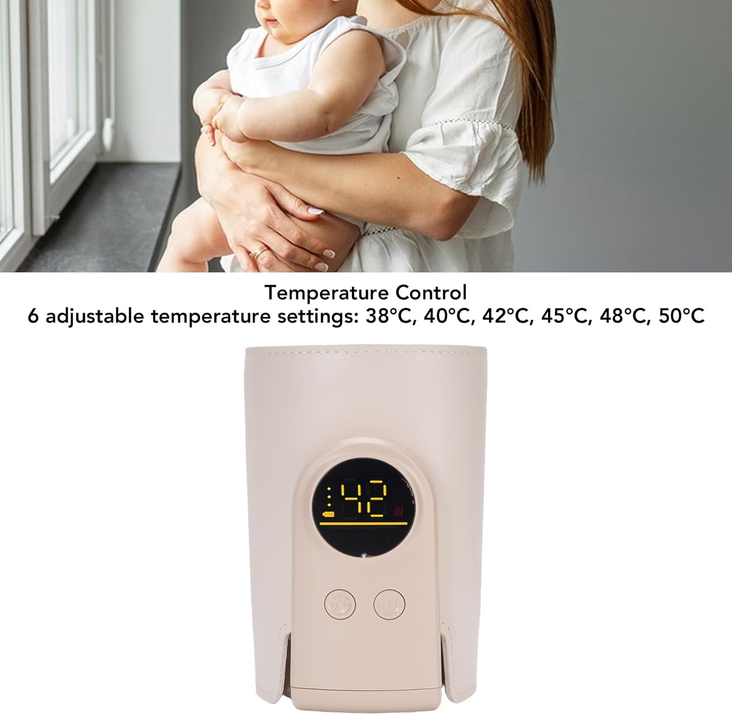 Aquecedor de Mamadeira Yinhing Portátil com 6 Temperaturas 3 Aquecedor de Mamadeira Yinhing Portátil com 6 Temperaturas - Imagem 3