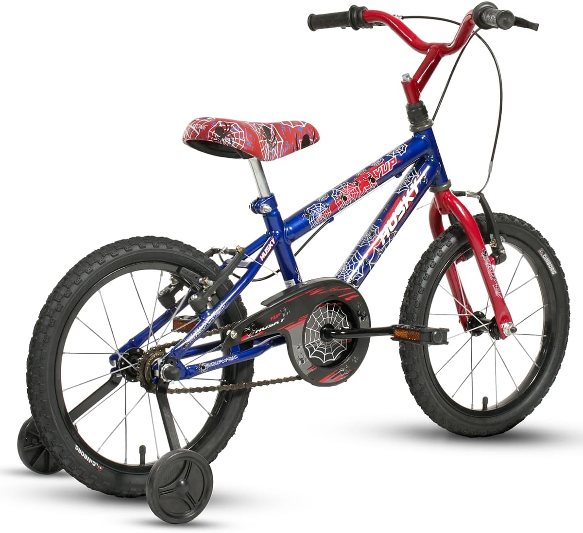 Bicicleta Infantil Husky Aro 16 Aranha Masculina com Rodinhas 3 Bicicleta Infantil Husky Aro 16 Aranha Masculina com Rodinhas - Imagem 3
