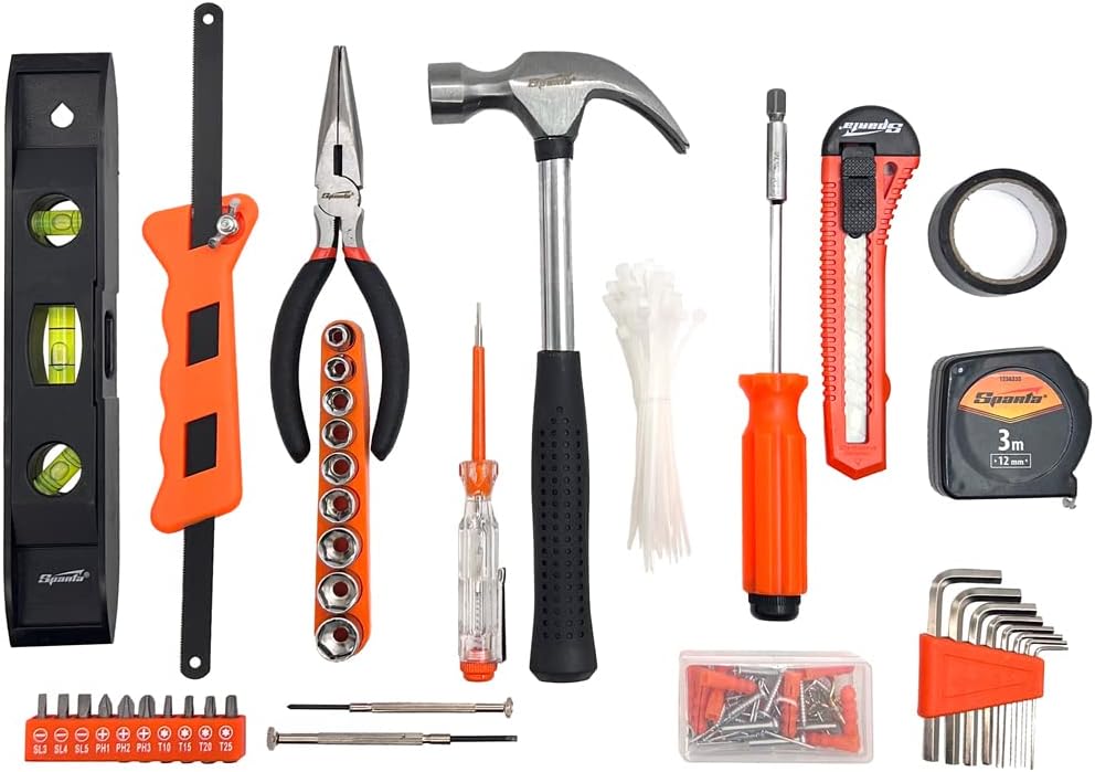 Maleta de Ferramentas Sparta 165 Peças Kit para Uso Doméstico 7 Maleta de Ferramentas Sparta 165 Peças Kit para Uso Doméstico - Imagem 7