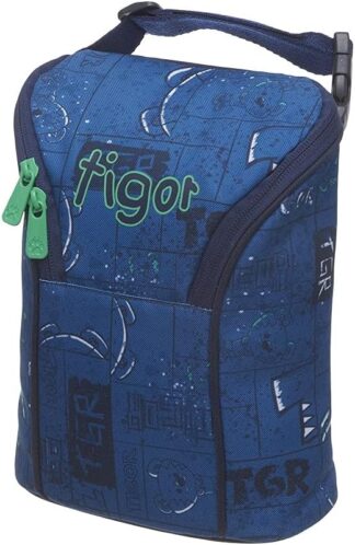 Porta Mamadeira Tigor Painting Azul Térmica para Bebês