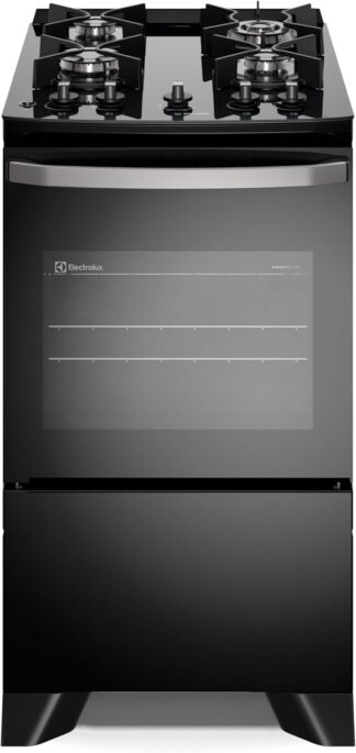 Fogão 4 Bocas Electrolux Efficient FE4GB Mesa Vidro Preto