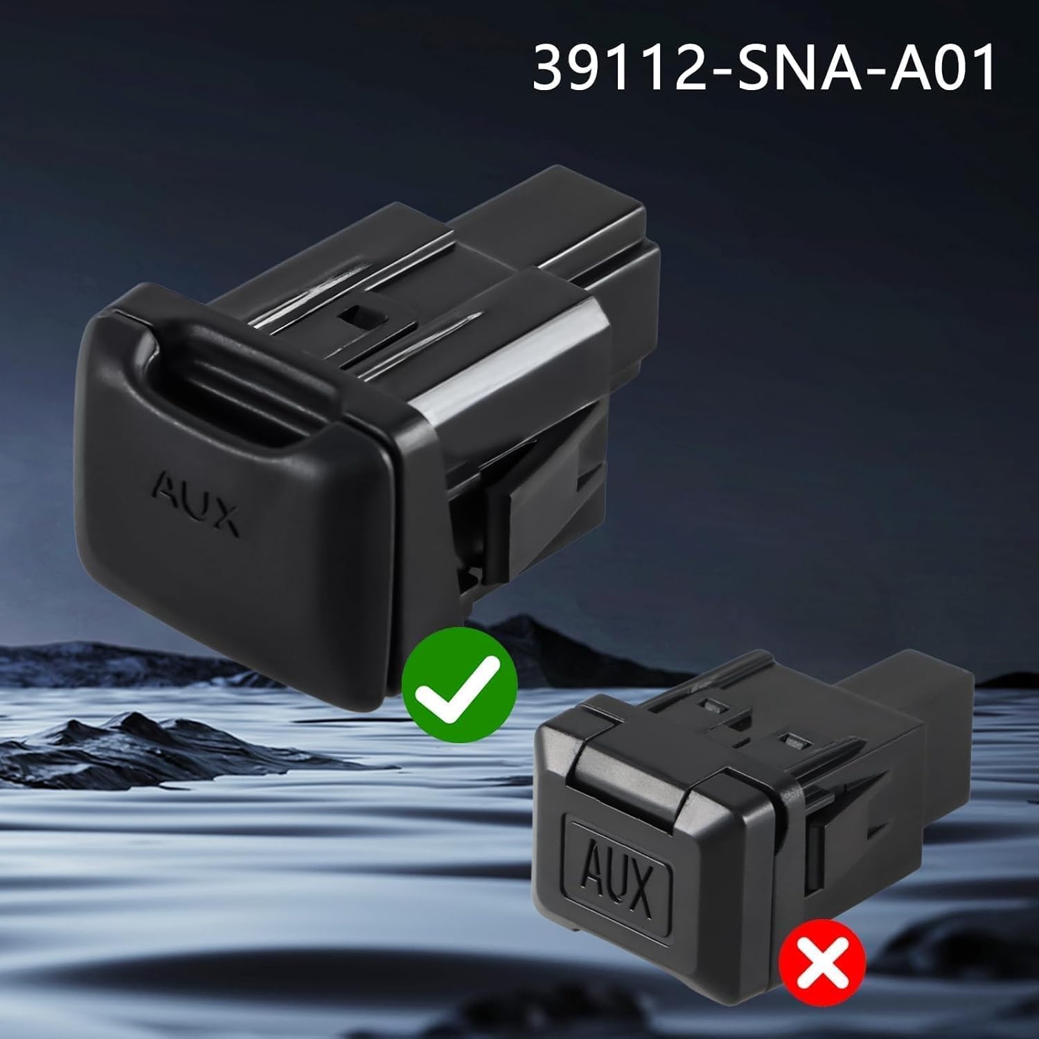 Adaptador Auxiliar Áudio KPALAG para Honda Civic e CR-V 2 Adaptador Auxiliar Áudio KPALAG para Honda Civic e CR-V - Imagem 2