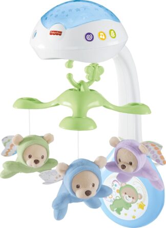 Móbile Ursinhos Fofinhos 3 em 1 Fisher Price CDN41 com Projetor