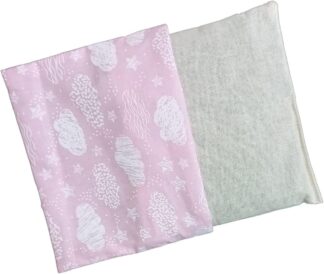 Bolsa Térmica Samani para Cólica de Bebê Estampa Rosa Nuvens