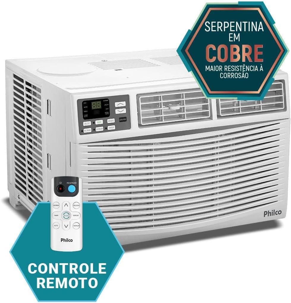 Ar-Condicionado Philco PAJ10FH 10000 BTUs Janela Eficiente 7 Ar-Condicionado Philco PAJ10FH 10000 BTUs Janela Eficiente - Imagem 7