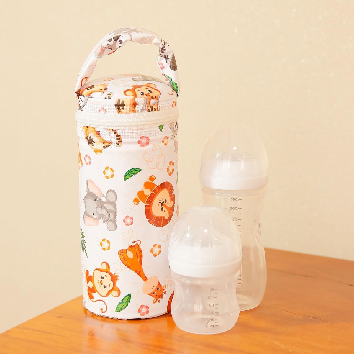Porta Mamadeira Térmico Infantil Impermeável 1 Litro Safari 2 Porta Mamadeira Térmico Infantil Impermeável 1 Litro Safari - Imagem 2