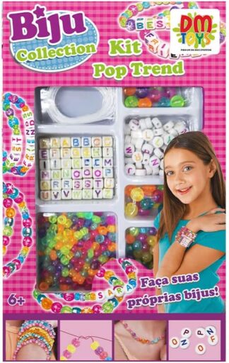 Kit de Bijuterias Pop Trend Biju Collection DM Toys DMT6318