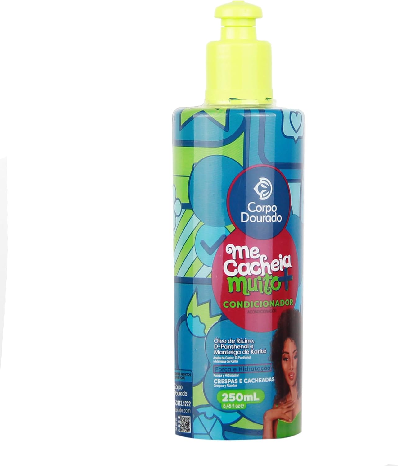 Condicionador Corpo Dourado Me Cacheia Muito Mais Hidratação 2 Condicionador Corpo Dourado Me Cacheia Muito Mais Hidratação - Imagem 2