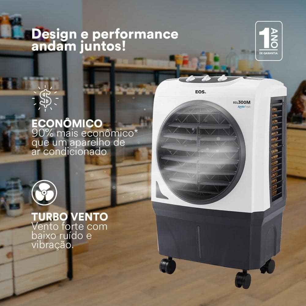 Climatizador de Ar EOS ECL300M Profissional Portátil 30 Litros 2 Climatizador de Ar EOS ECL300M Profissional Portátil 30 Litros - Imagem 2