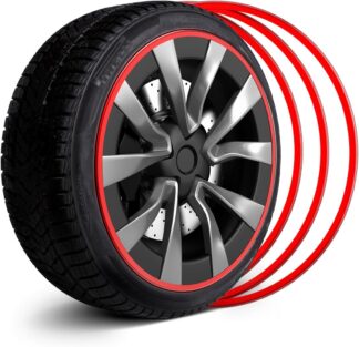 Protetor de Aro de Roda PARTS4EV TR2 Proteção Esportiva Vermelho