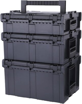 Caixa de Ferramentas KIZQYN Plástica Organizadora Empilhável