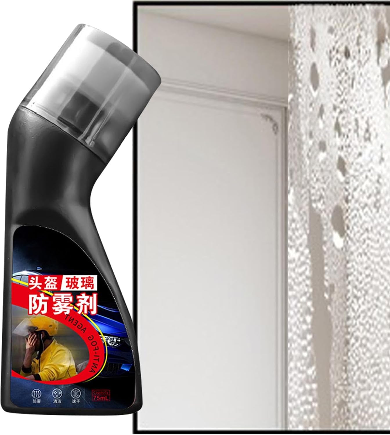 Agente Antiembaçante FASSME 70ml Spray para Vidros e Espelhos 9 Agente Antiembaçante FASSME 70ml Spray para Vidros e Espelhos - Imagem 9