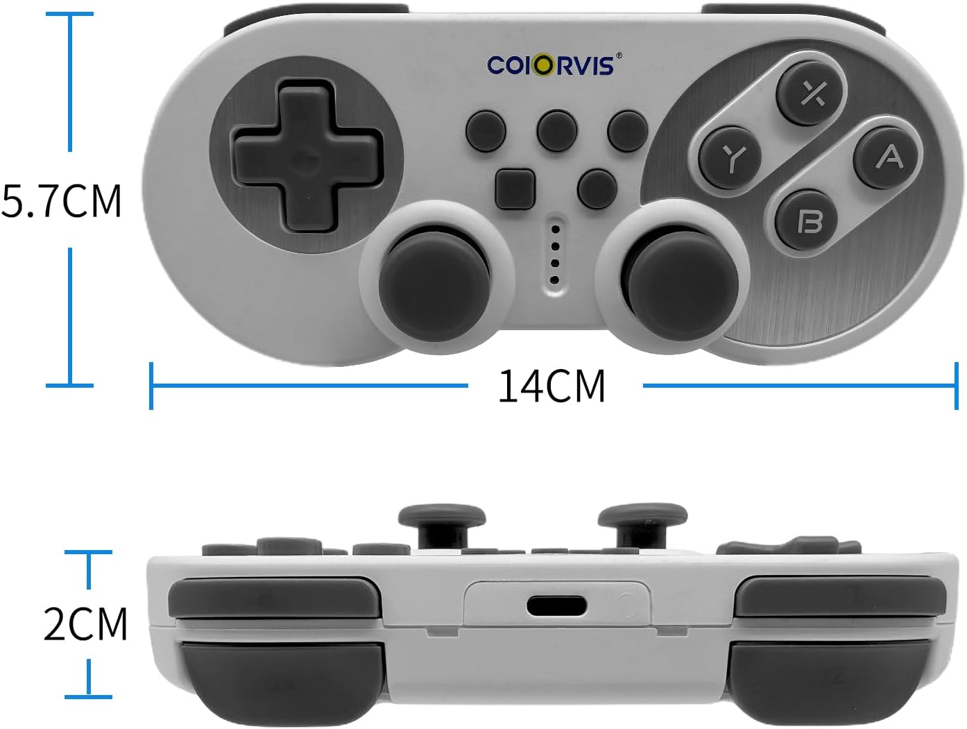 Controle Mini Pro Wireless Coiorvis para Switch PC e Android 6 Controle Mini Pro Wireless Coiorvis para Switch PC e Android - Imagem 6