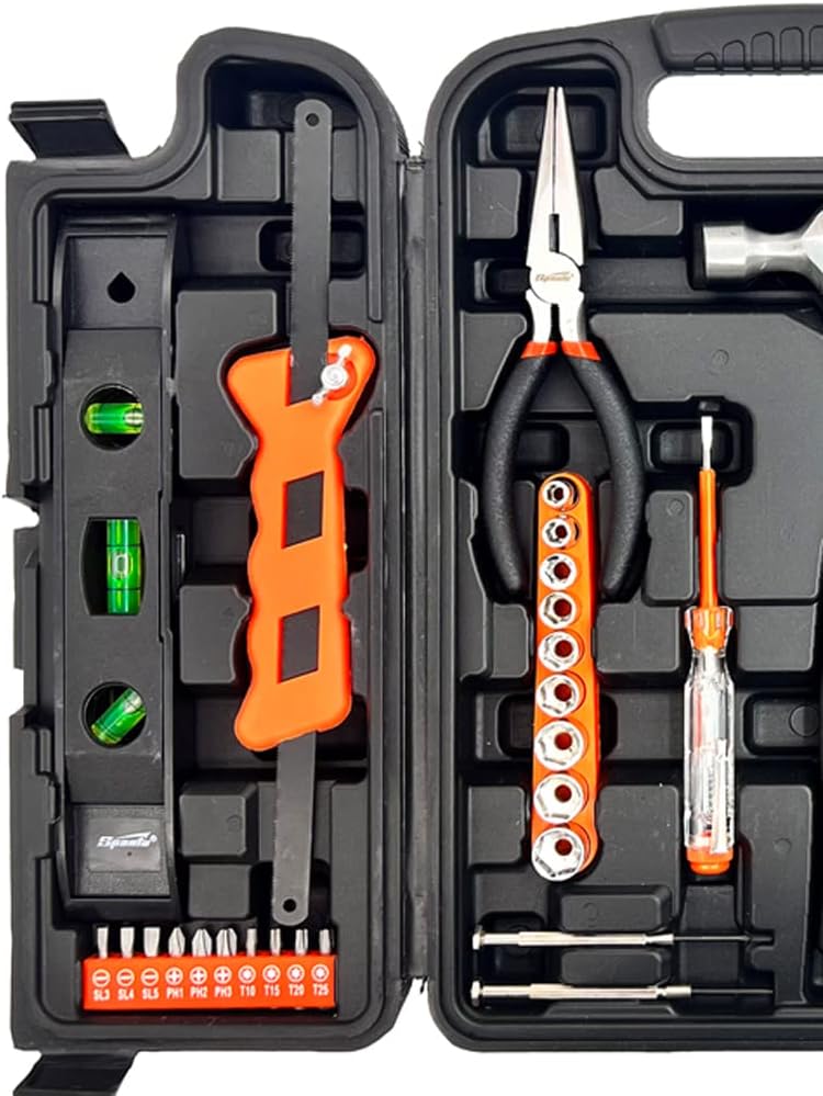 Maleta de Ferramentas Sparta 165 Peças Kit para Uso Doméstico 6 Maleta de Ferramentas Sparta 165 Peças Kit para Uso Doméstico - Imagem 6