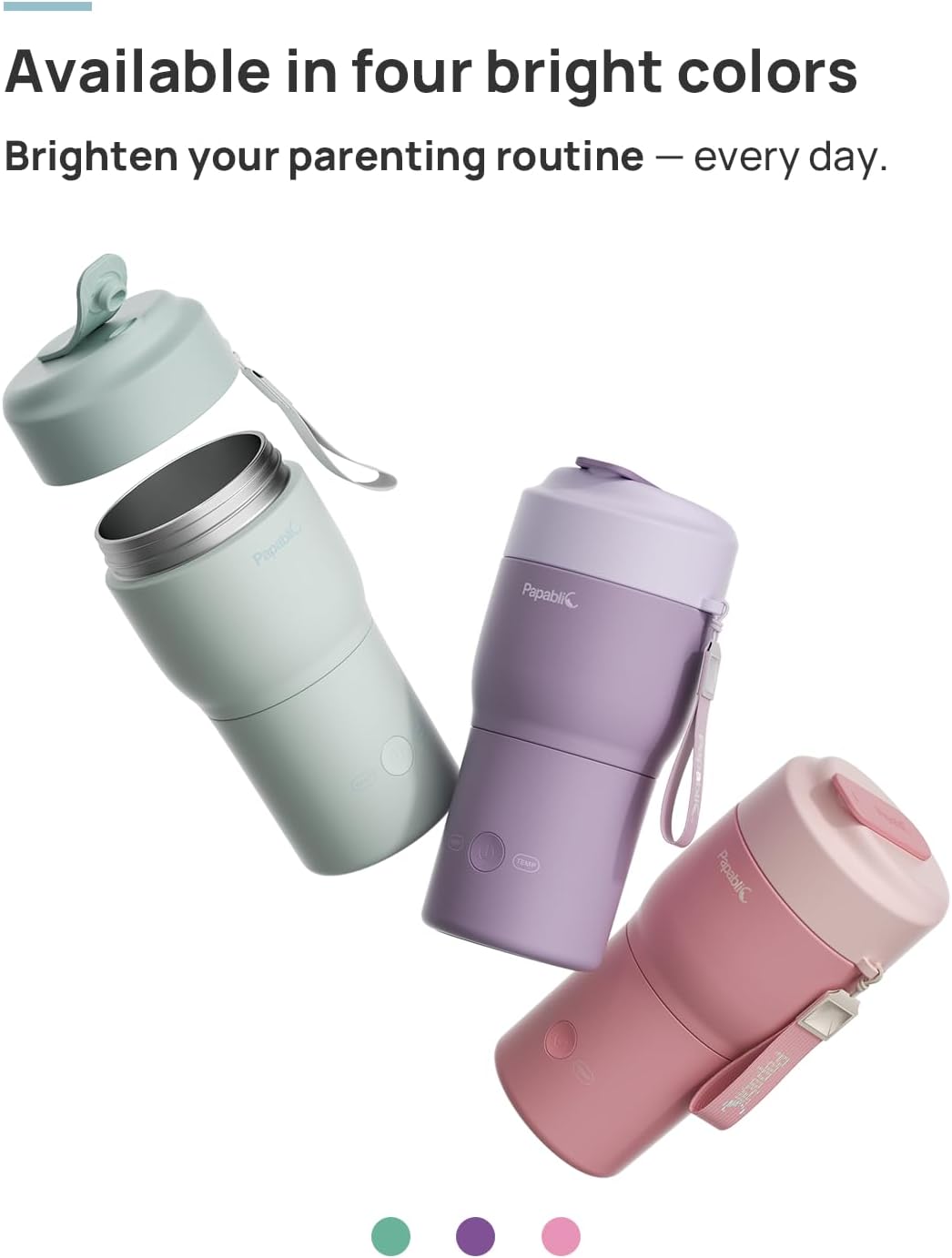 Aquecedor de Mamadeira Portátil Papablic para Viagens 30W 8 Aquecedor de Mamadeira Portátil Papablic para Viagens 30W - Imagem 8