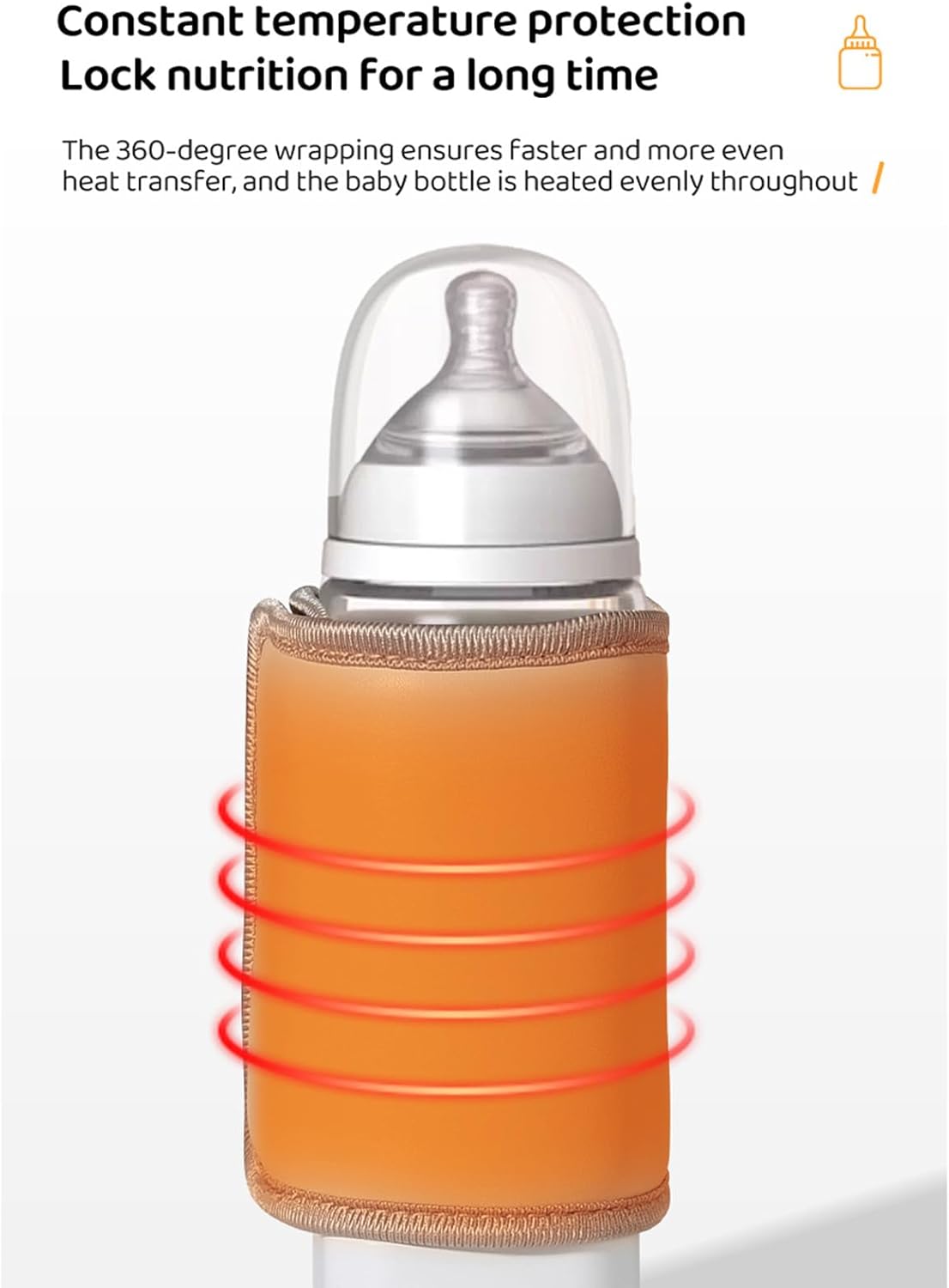 Aquecedor de Mamadeiras Portátil USB com Temperatura Constante 2 Aquecedor de Mamadeiras Portátil USB com Temperatura Constante - Imagem 2