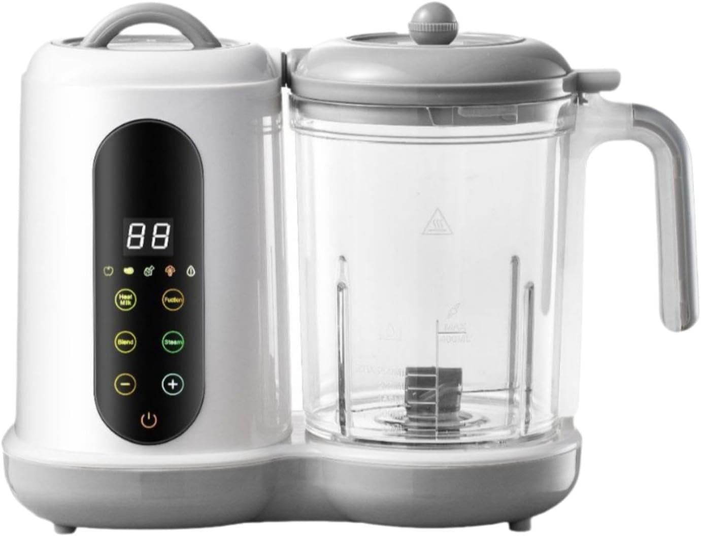 Processador de Alimentos Shamjina para Bebês Vapor e Liquidificador 1 Processador de Alimentos Shamjina para Bebês Vapor e Liquidificador