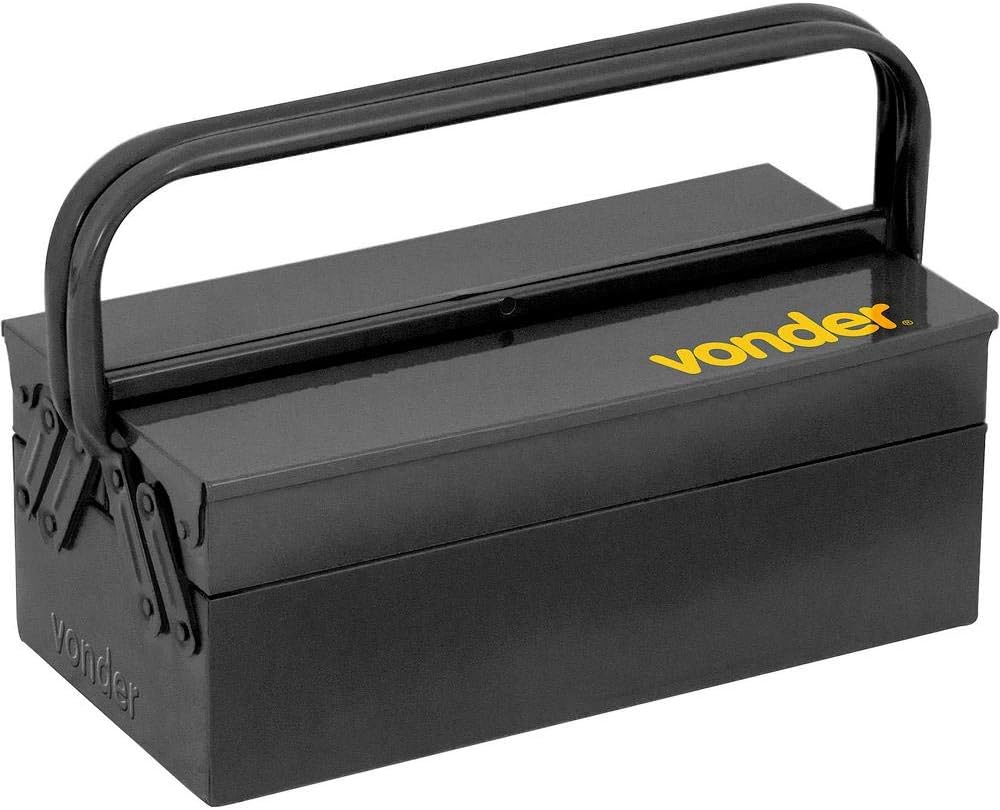 Caixa de Ferramentas Vonder Metálica Sanfonada com 3 Gavetas 2 Caixa de Ferramentas Vonder Metálica Sanfonada com 3 Gavetas - Imagem 2