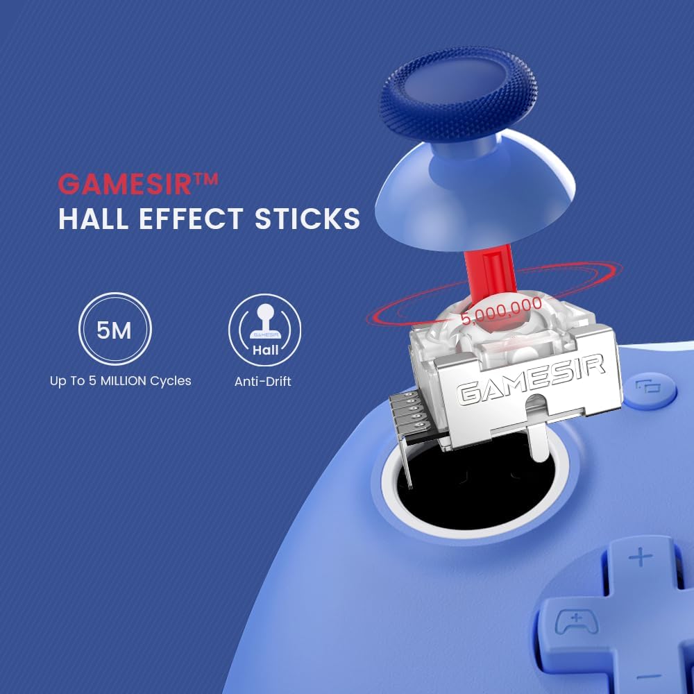 Controle GameSir G7 SE Wired para Xbox e PC com Hall Effect 2 Controle GameSir G7 SE Wired para Xbox e PC com Hall Effect - Imagem 2