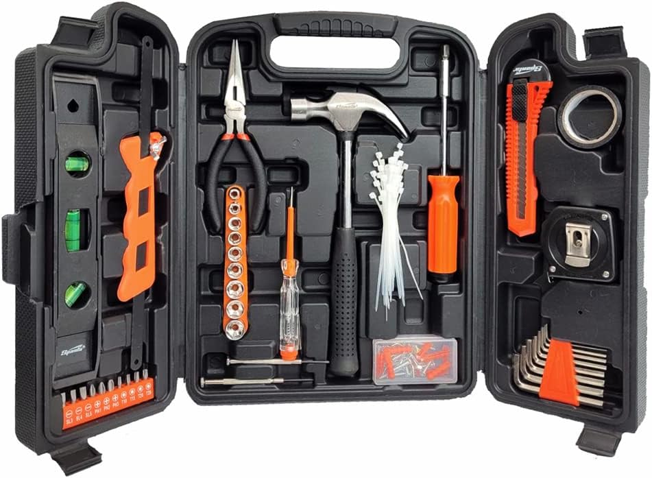 Maleta de Ferramentas Sparta 165 Peças Kit para Uso Doméstico 4 Maleta de Ferramentas Sparta 165 Peças Kit para Uso Doméstico - Imagem 4