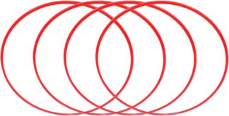 Protetor de Roda Acouto Acoutonzp09x27w4 50cm 4 Peças Vermelho