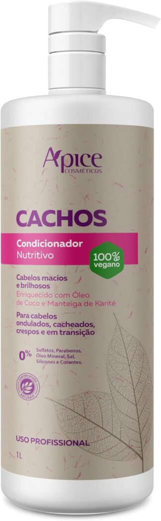 Condicionador Cachos Apse Cosmetics Nutritivo 1000ml